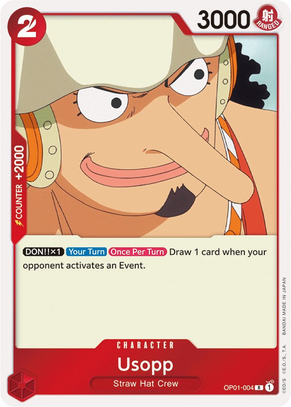 Usopp [Romance Dawn] | Cards and Coasters CA