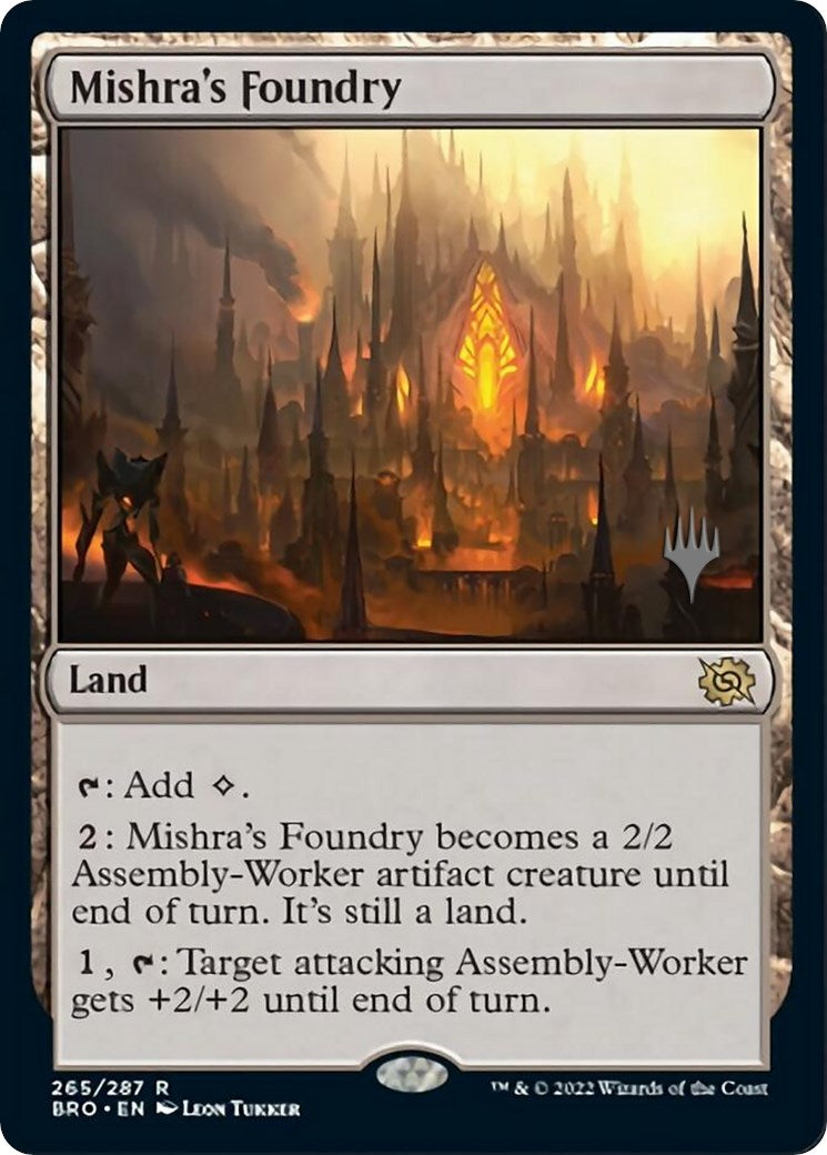 Mishra's Foundry (Promo Pack) [The Brothers' War Promos] | Cards and Coasters CA