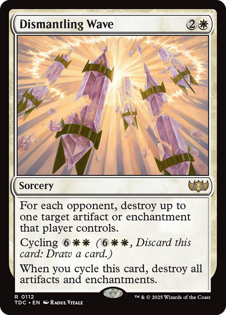 Dismantling Wave [Tarkir: Dragonstorm Commander] | Cards and Coasters CA