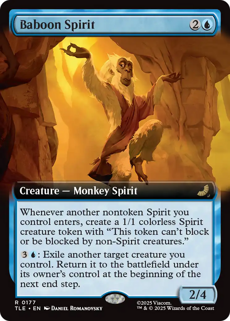 Baboon Spirit (Extended Art) [Avatar: The Last Airbender: Eternal-Legal] | Cards and Coasters CA