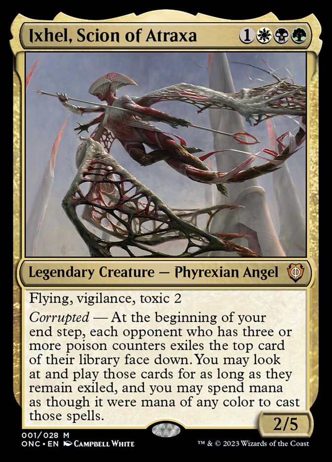 Ixhel, Scion of Atraxa [Phyrexia: All Will Be One Commander] | Cards and Coasters CA