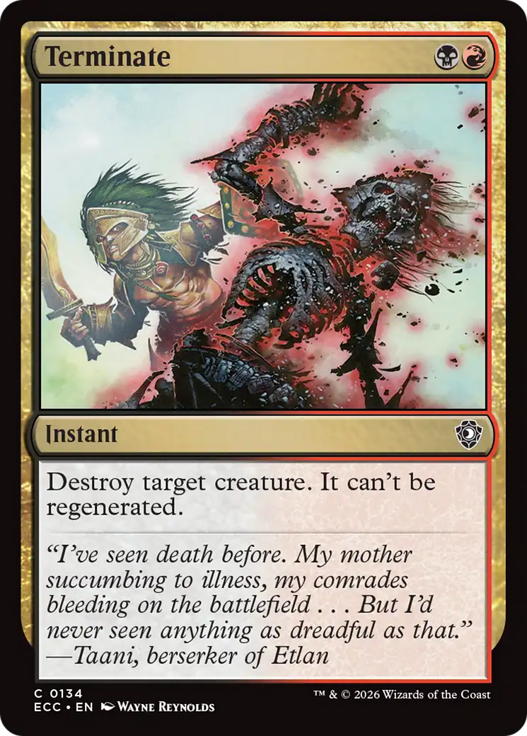 Terminate [Lorwyn Eclipsed Commander] | Cards and Coasters CA