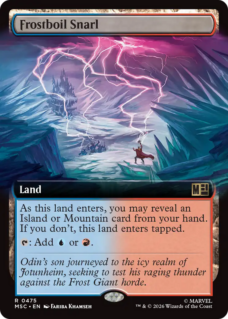 Frostboil Snarl (Extended Art) [Marvel Super Heroes Commander] | Cards and Coasters CA