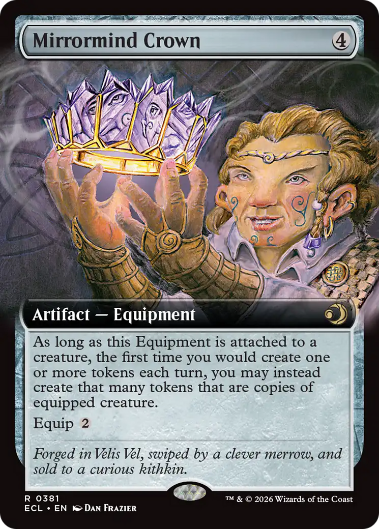 Mirrormind Crown (Extended Art) [Lorwyn Eclipsed] | Cards and Coasters CA