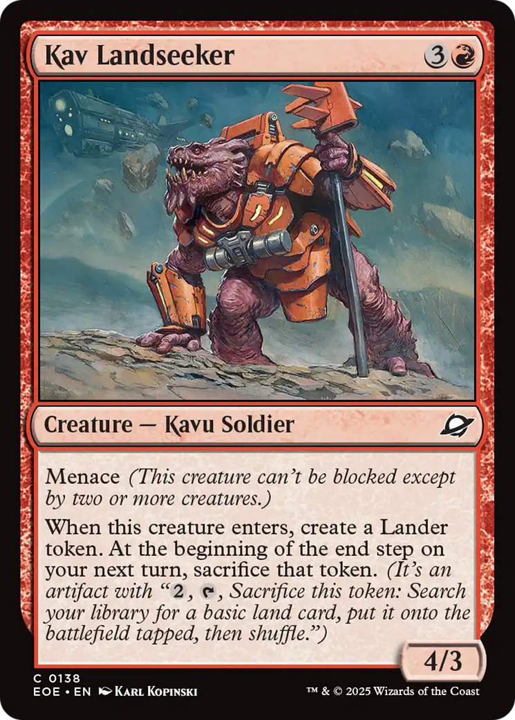 Kav Landseeker [Edge of Eternities] | Cards and Coasters CA