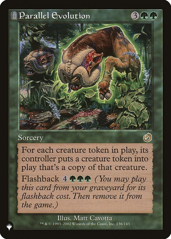 Parallel Evolution [The List] | Cards and Coasters CA