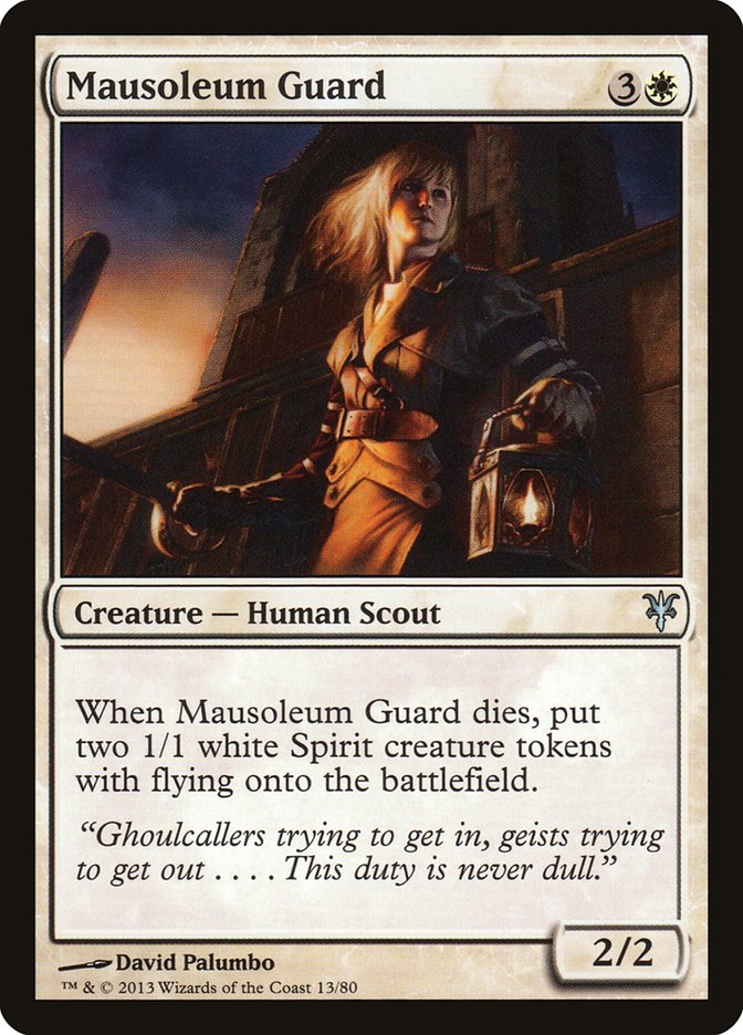 Mausoleum Guard [Duel Decks: Sorin vs. Tibalt] | Cards and Coasters CA