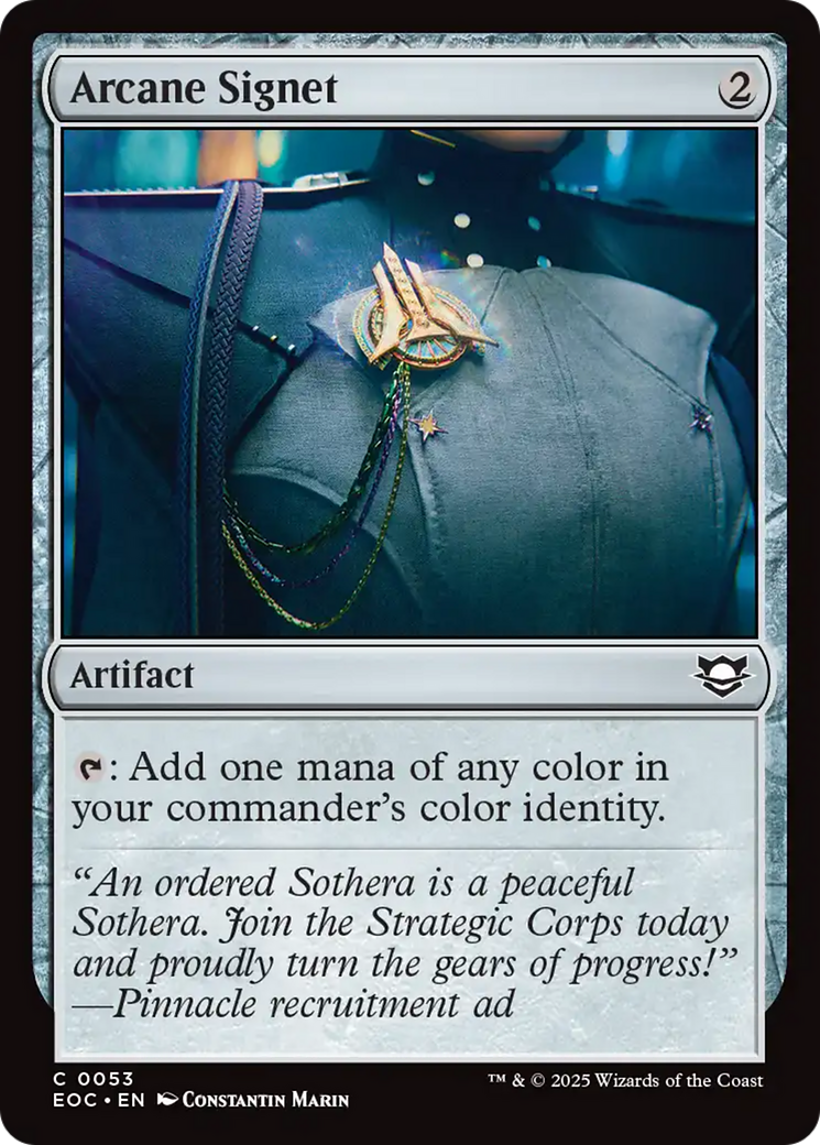 Arcane Signet [Edge of Eternities Commander] | Cards and Coasters CA