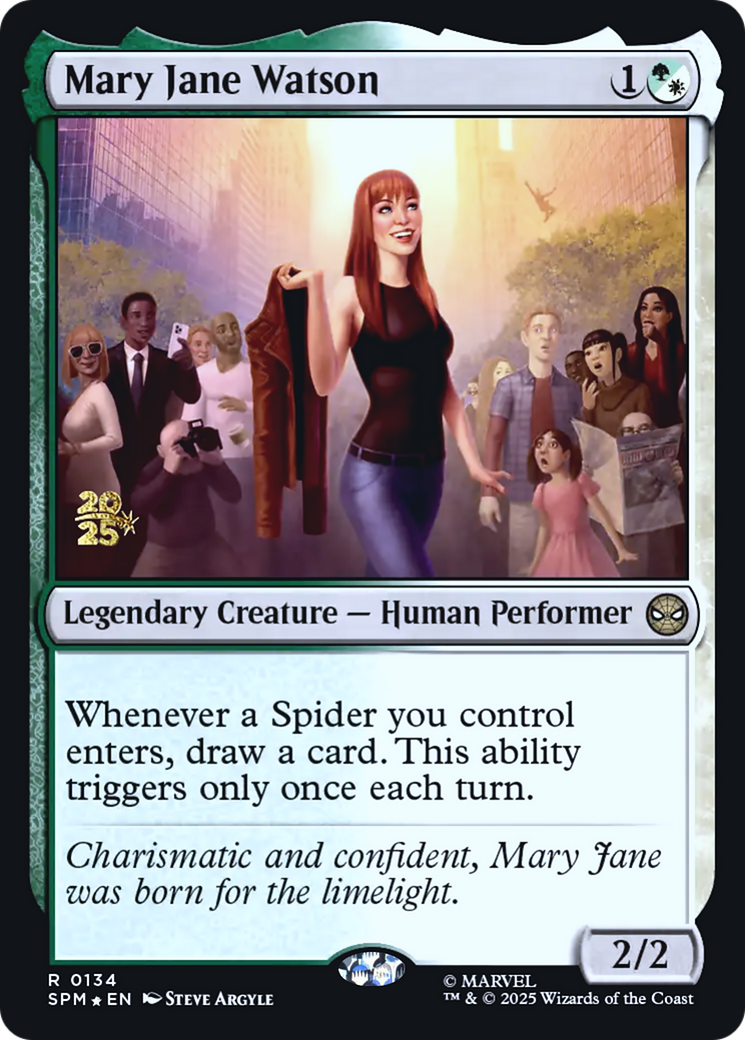 Mary Jane Watson [Wizards Play Network 2025] | Cards and Coasters CA