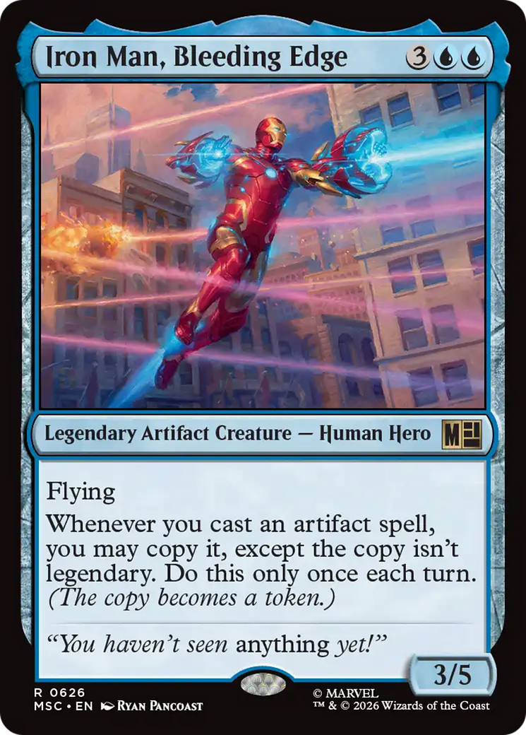 Iron Man, Bleeding Edge [Marvel Super Heroes Commander] | Cards and Coasters CA