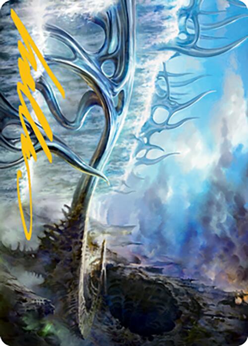 Mistvault Bridge Art Card (Gold-Stamped Signature) [Modern Horizons 2 Art Series] | Cards and Coasters CA