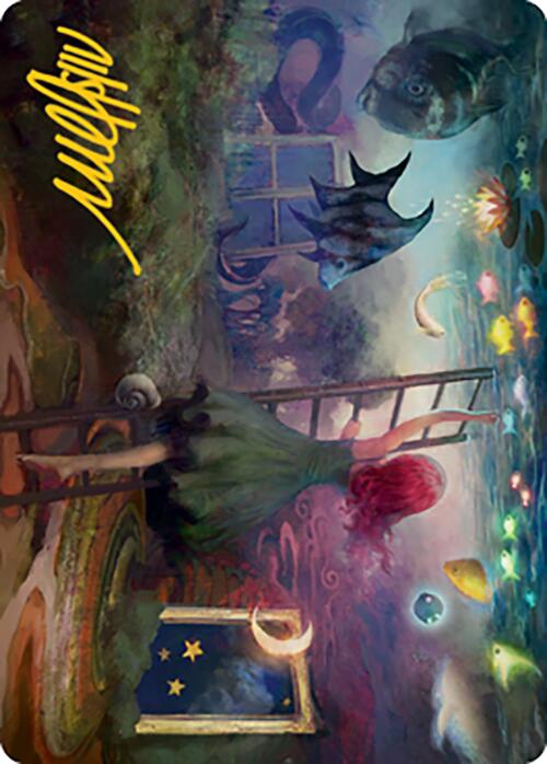 Lucid Dreams Art Card (Gold-Stamped Signature) [Modern Horizons 2 Art Series] | Cards and Coasters CA