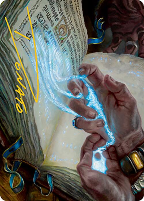 Mystic Redaction Art Card (Gold-Stamped Signature) [Modern Horizons 2 Art Series] | Cards and Coasters CA