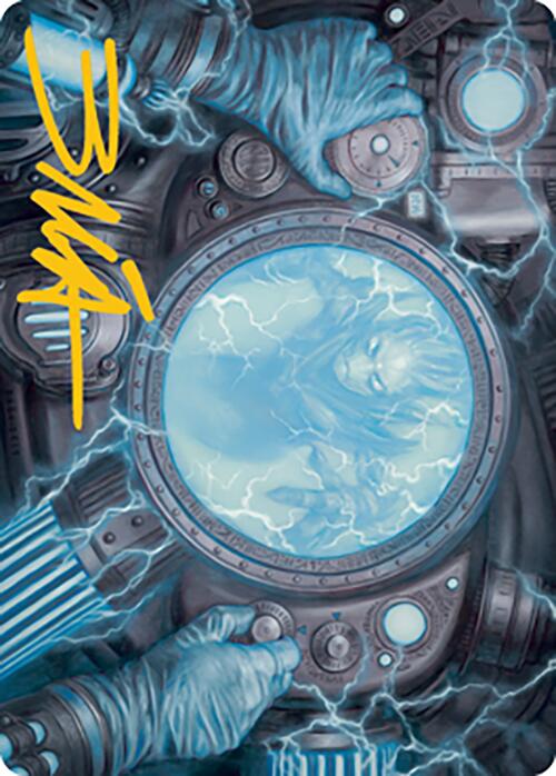 Recalibrate Art Card (Gold-Stamped Signature) [Modern Horizons 2 Art Series] | Cards and Coasters CA