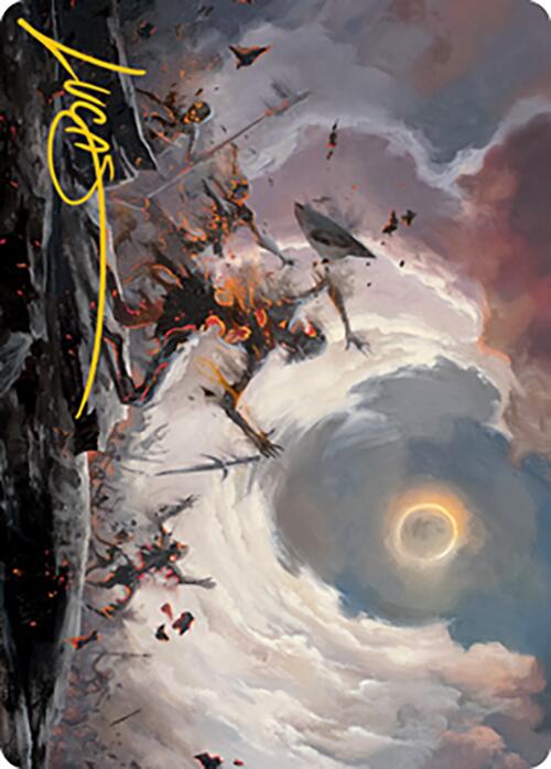 Damn Art Card (Gold-Stamped Signature) [Modern Horizons 2 Art Series] | Cards and Coasters CA
