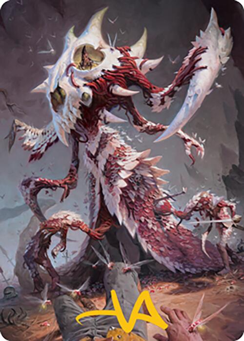 Grist, the Hunger Tide Art Card (56) (Gold-Stamped Signature) [Modern Horizons 2 Art Series] | Cards and Coasters CA