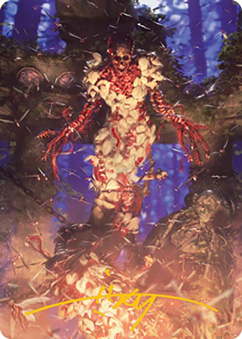 Grist, the Hunger Tide Art Card (55) (Gold-Stamped Signature) [Modern Horizons 2 Art Series] | Cards and Coasters CA