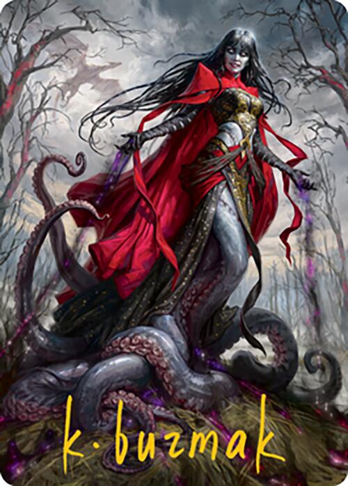 Geyadrone Dihada Art Card (54) (Gold-Stamped Signature) [Modern Horizons 2 Art Series] | Cards and Coasters CA