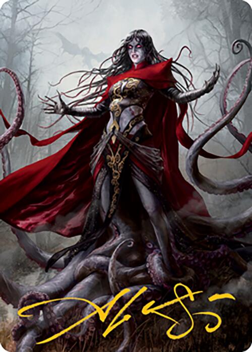 Geyadrone Dihada Art Card (53) (Gold-Stamped Signature) [Modern Horizons 2 Art Series] | Cards and Coasters CA