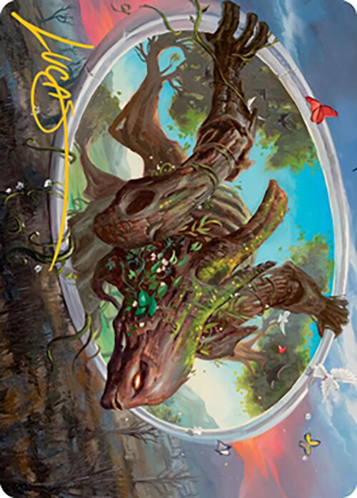 Gaea's Will Art Card (Gold-Stamped Signature) [Modern Horizons 2 Art Series] | Cards and Coasters CA