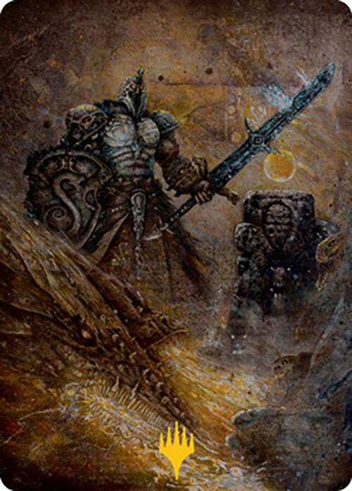 Dakkon, Shadow Slayer Art Card (48) (Gold-Stamped Signature) [Modern Horizons 2 Art Series] | Cards and Coasters CA