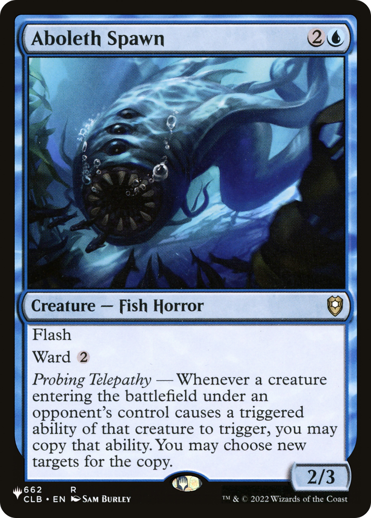 Aboleth Spawn [The List] | Cards and Coasters CA