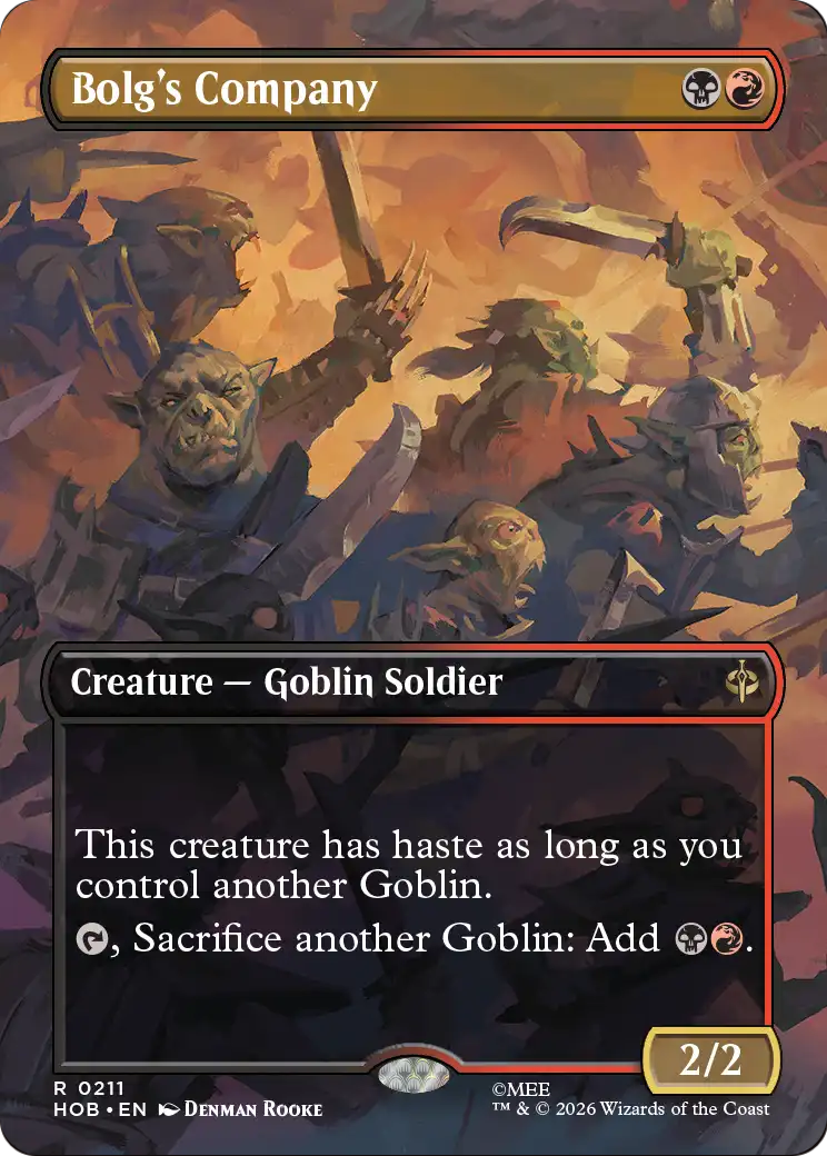 Bolg's Company (Borderless) [The Hobbit] | Cards and Coasters CA