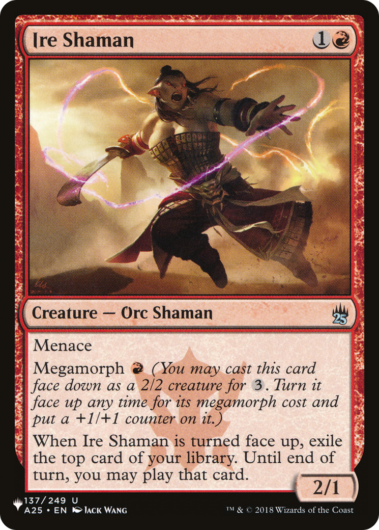 Ire Shaman [The List Reprints] | Cards and Coasters CA