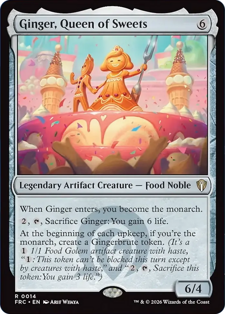 Ginger, Queen of Sweets [Reality Fracture Commander] | Cards and Coasters CA
