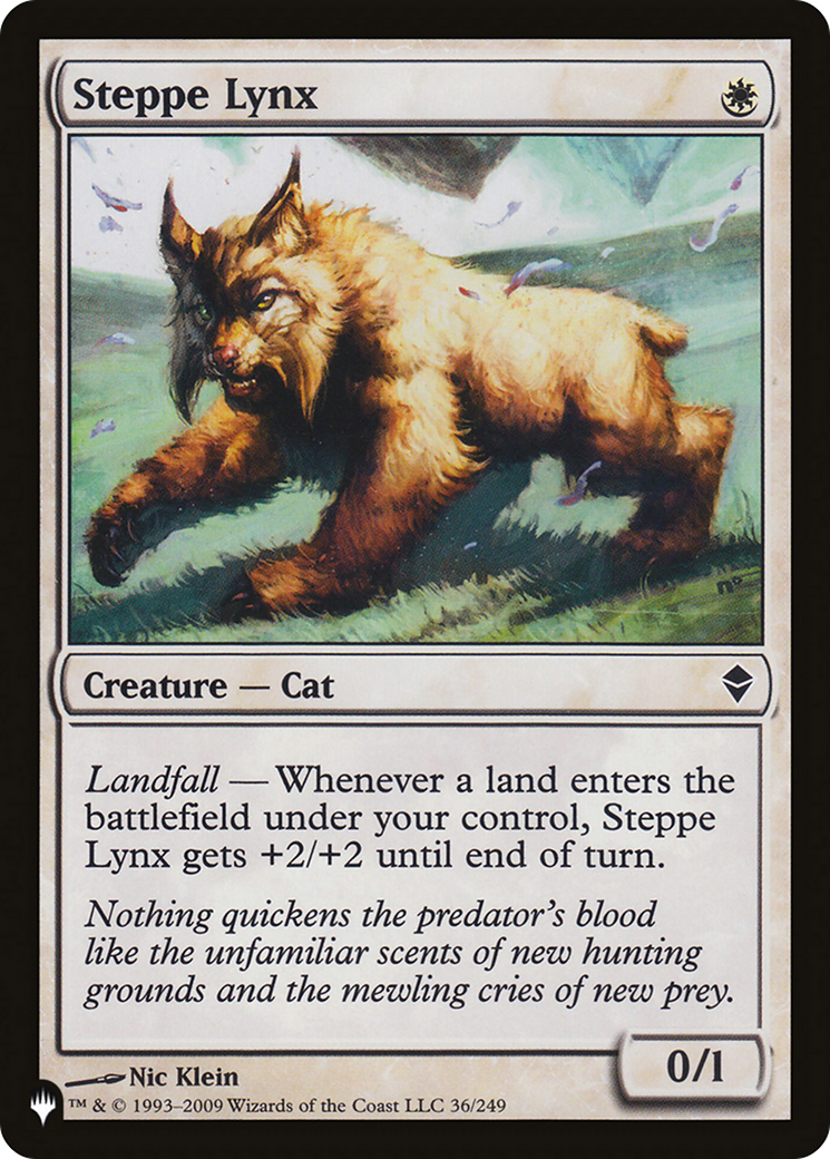 Steppe Lynx [The List Reprints] | Cards and Coasters CA