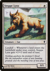 Steppe Lynx [The List Reprints] | Cards and Coasters CA