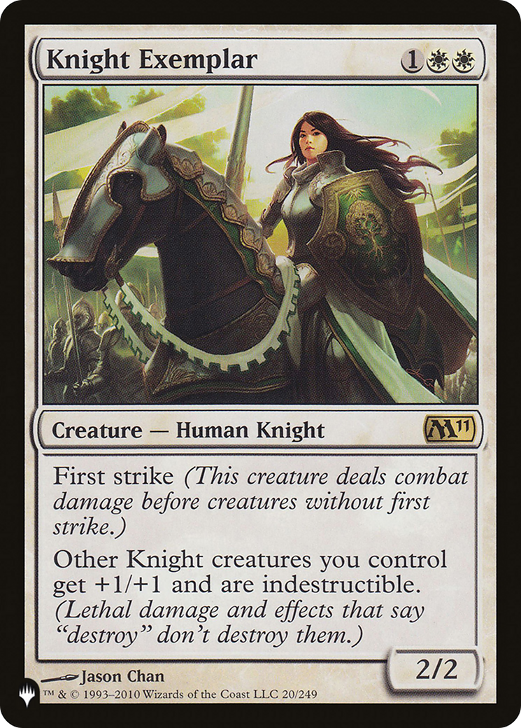 Knight Exemplar (14) [The List] | Cards and Coasters CA