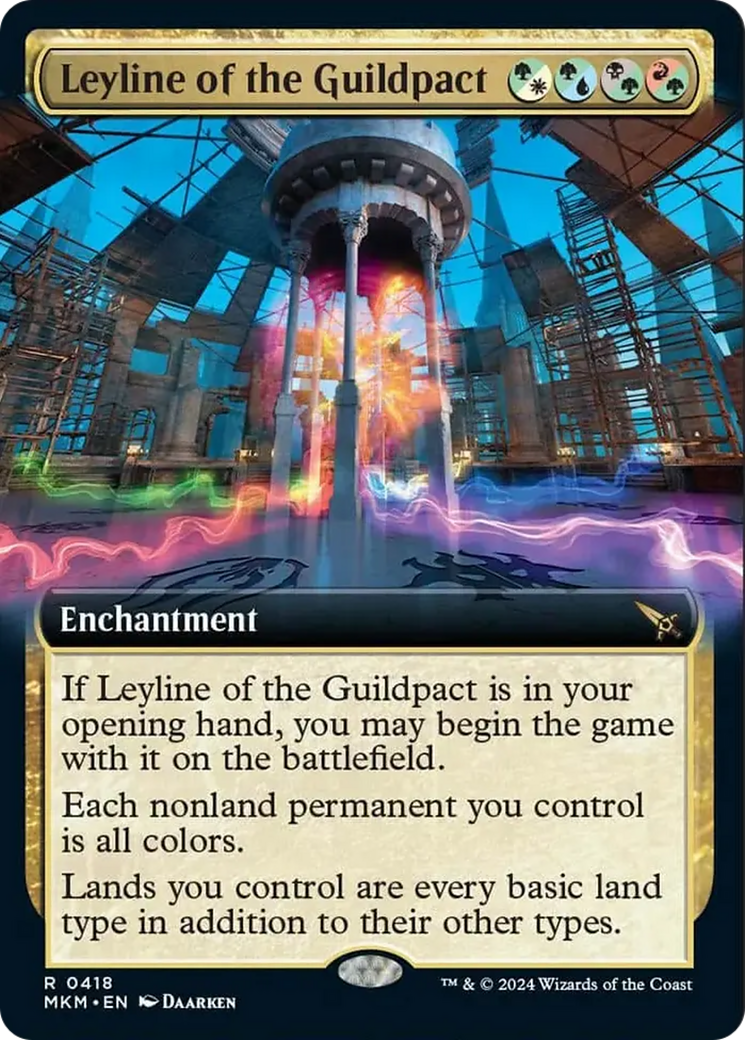 Leyline of the Guildpact (Extended Art) [Murders at Karlov Manor] | Cards and Coasters CA