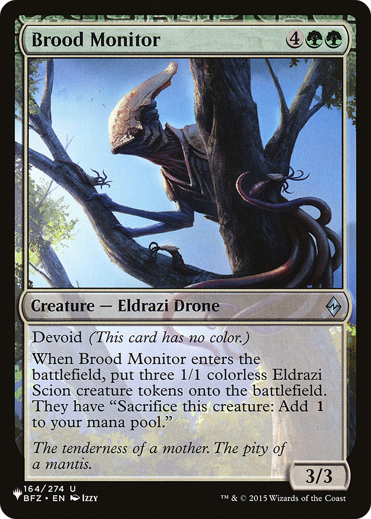 Brood Monitor [The List Reprints] | Cards and Coasters CA