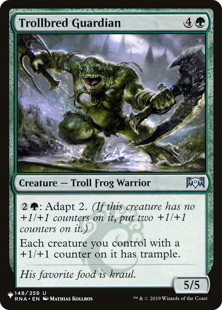 Trollbred Guardian [The List Reprints] | Cards and Coasters CA