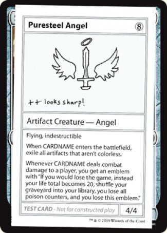 Puresteel Angel (2021 Edition) [Mystery Booster Playtest Cards] | Cards and Coasters CA