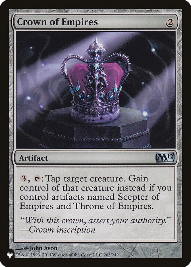 Crown of Empires [The List] | Cards and Coasters CA