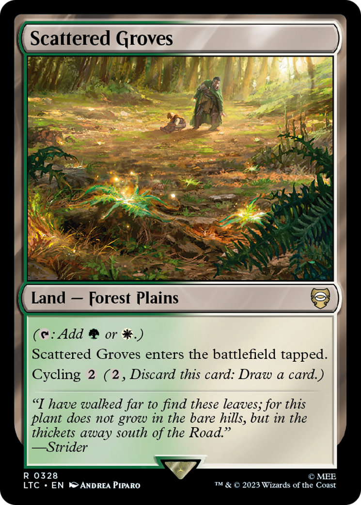 Scattered Groves [The Lord of the Rings: Tales of Middle-Earth Commander] | Cards and Coasters CA