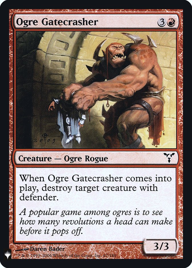 Ogre Gatecrasher [Mystery Booster] | Cards and Coasters CA