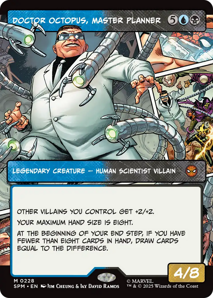 Doctor Octopus, Master Planner (Borderless) [Marvel's Spider-Man] | Cards and Coasters CA