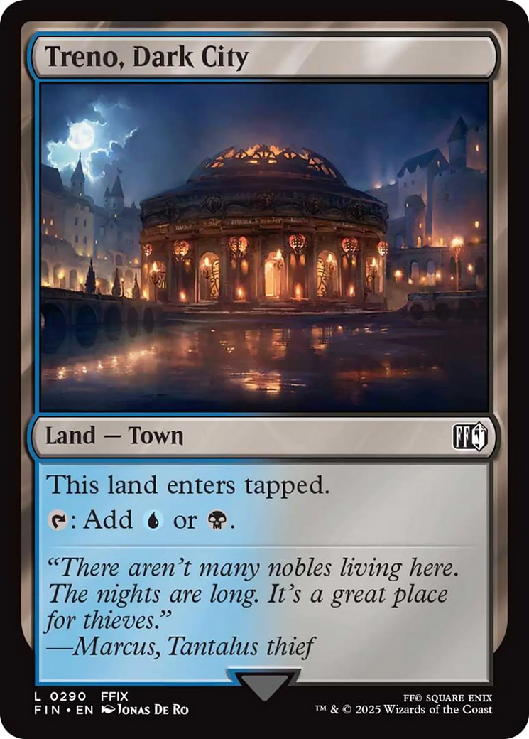 Treno, Dark City [FINAL FANTASY] | Cards and Coasters CA