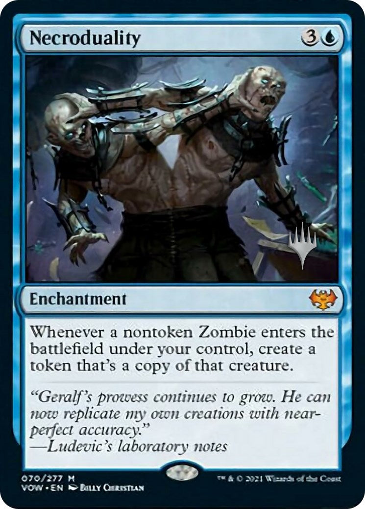 Necroduality (Promo Pack) [Aetherdrift Promos] | Cards and Coasters CA
