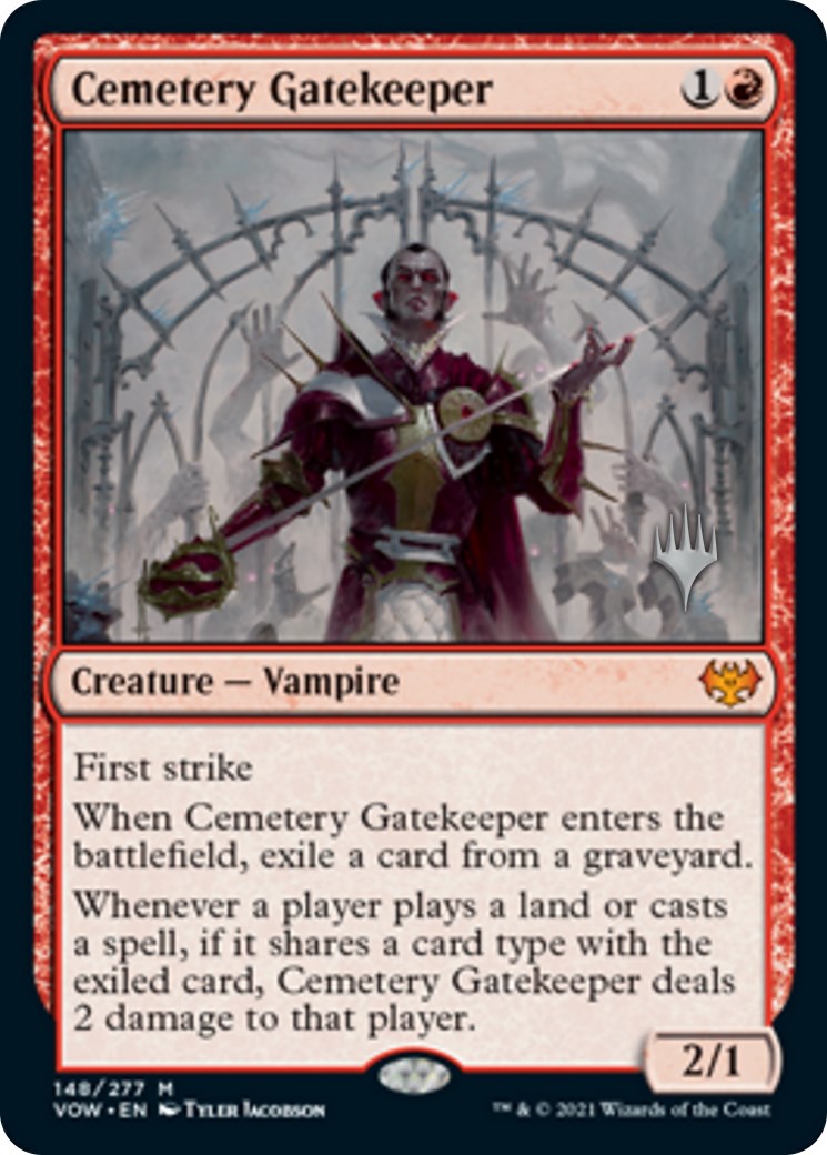 Cemetery Gatekeeper [Aetherdrift Promos] | Cards and Coasters CA