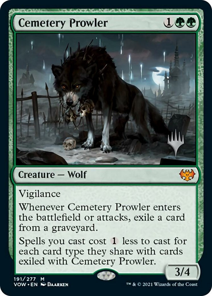 Cemetery Prowler (Promo Pack) [Aetherdrift Promos] | Cards and Coasters CA