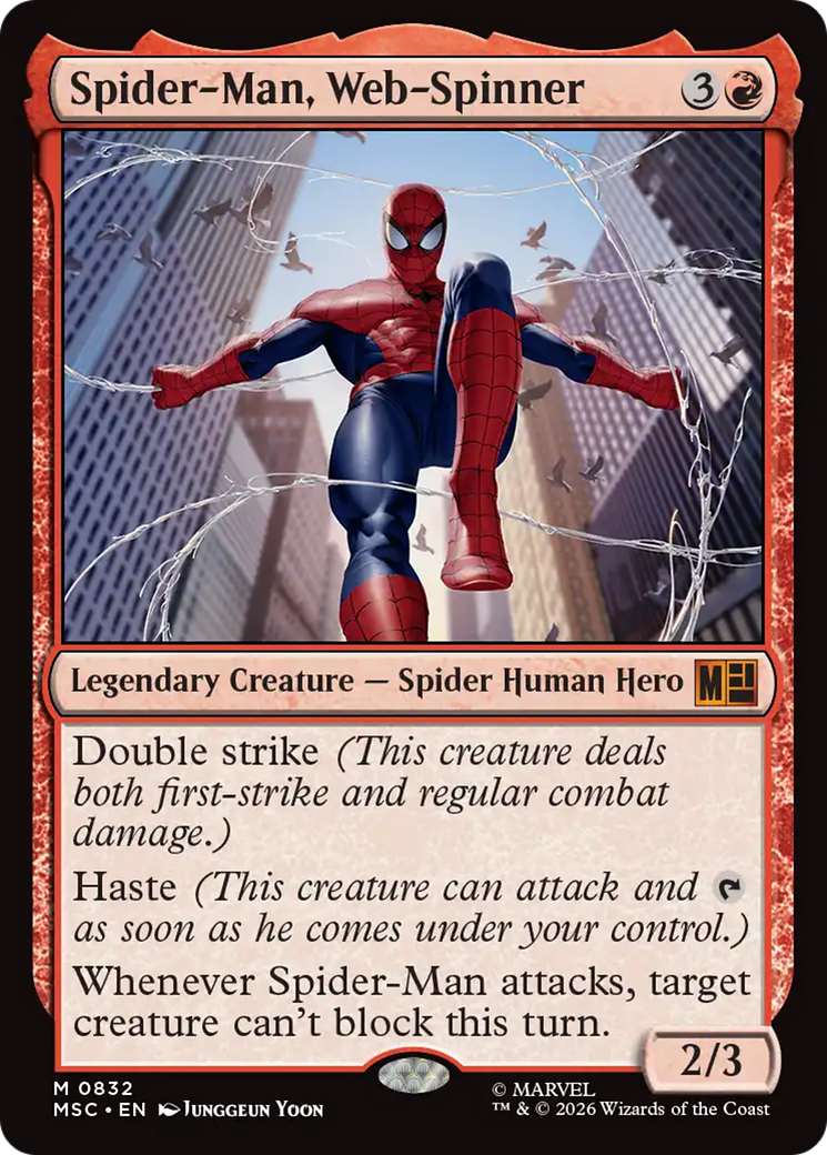 Spider-Man, Web-Spinner [Marvel Super Heroes Commander] | Cards and Coasters CA