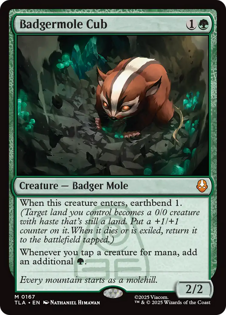 Badgermole Cub [Avatar: The Last Airbender] | Cards and Coasters CA