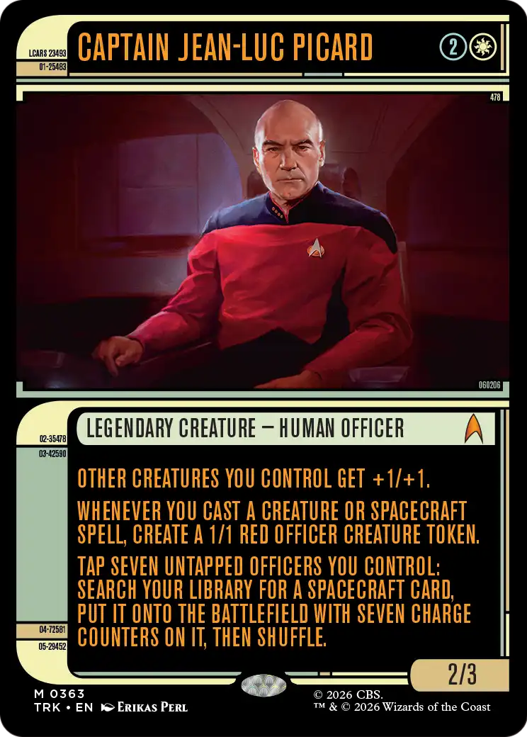 Captain Jean-Luc Picard (Showcase) [Star Trek] | Cards and Coasters CA