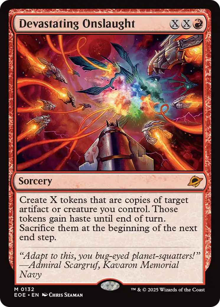 Devastating Onslaught [Edge of Eternities] | Cards and Coasters CA