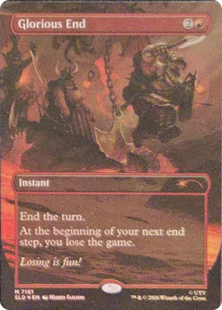 Glorious End [Secret Lair Drop Series] | Cards and Coasters CA