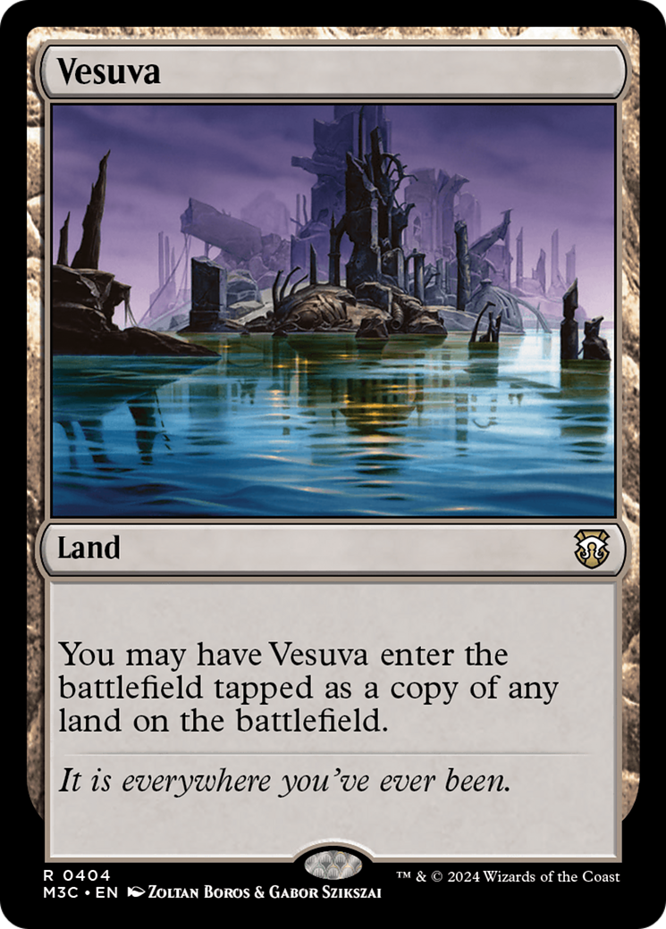 Vesuva (Ripple Foil) [Modern Horizons 3 Commander] | Cards and Coasters CA